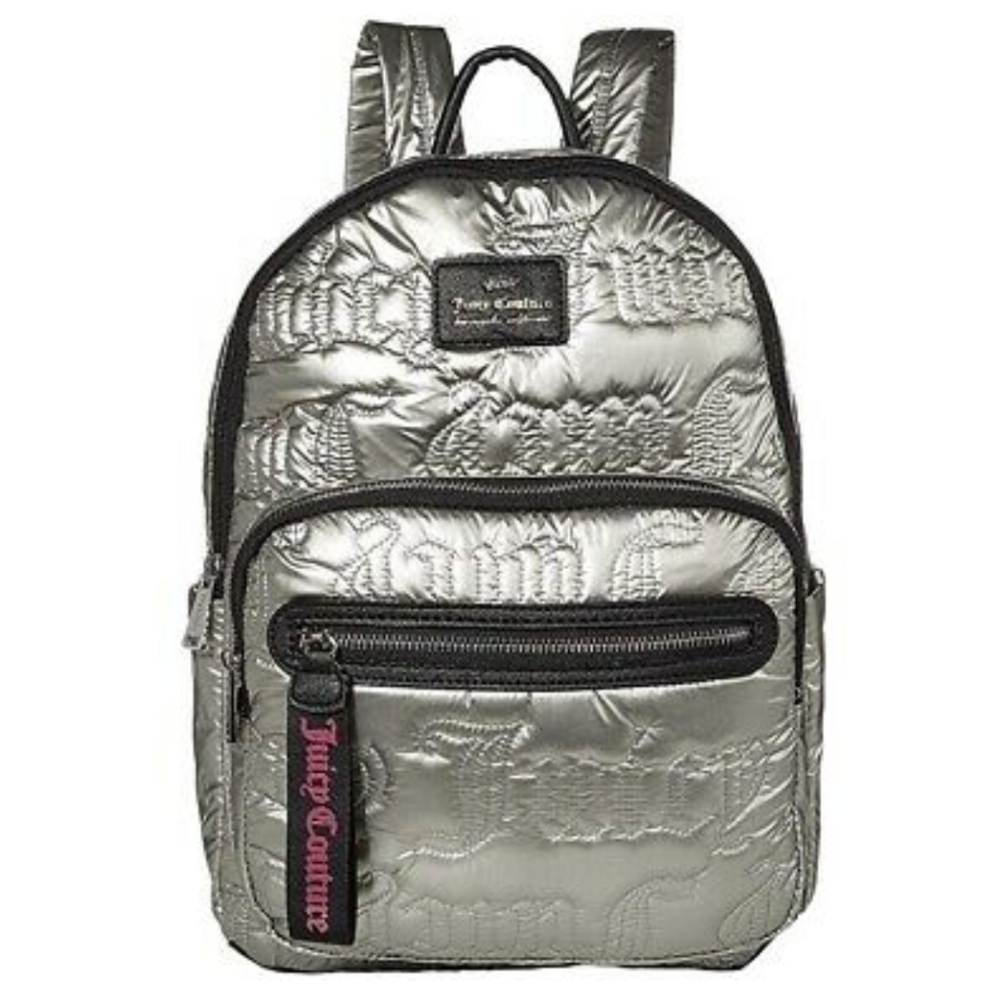 NEW! Juicy Couture Gothic Silver Backpack